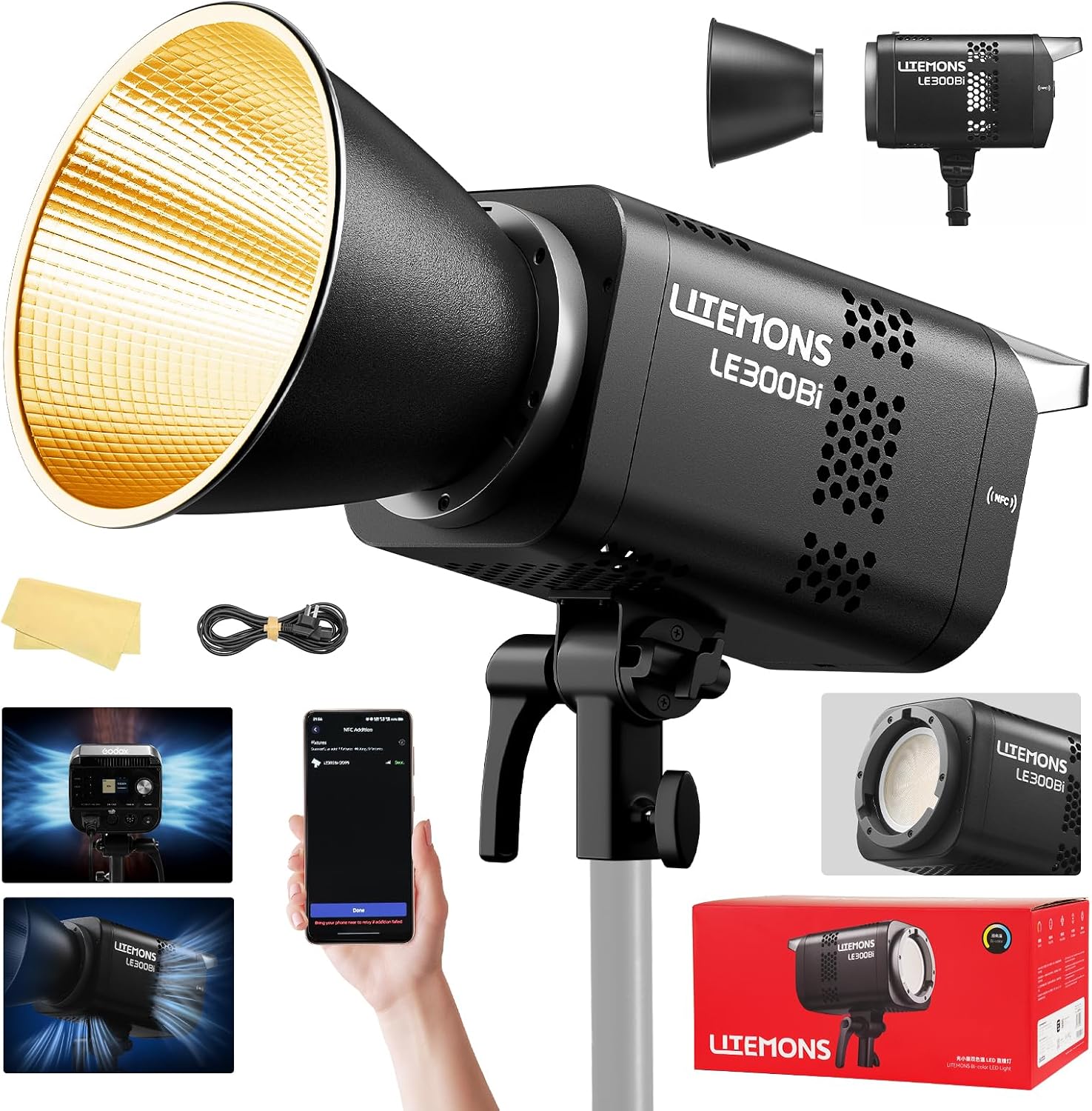 Photography Lighting App - Kit de Iluminación LED RGB para