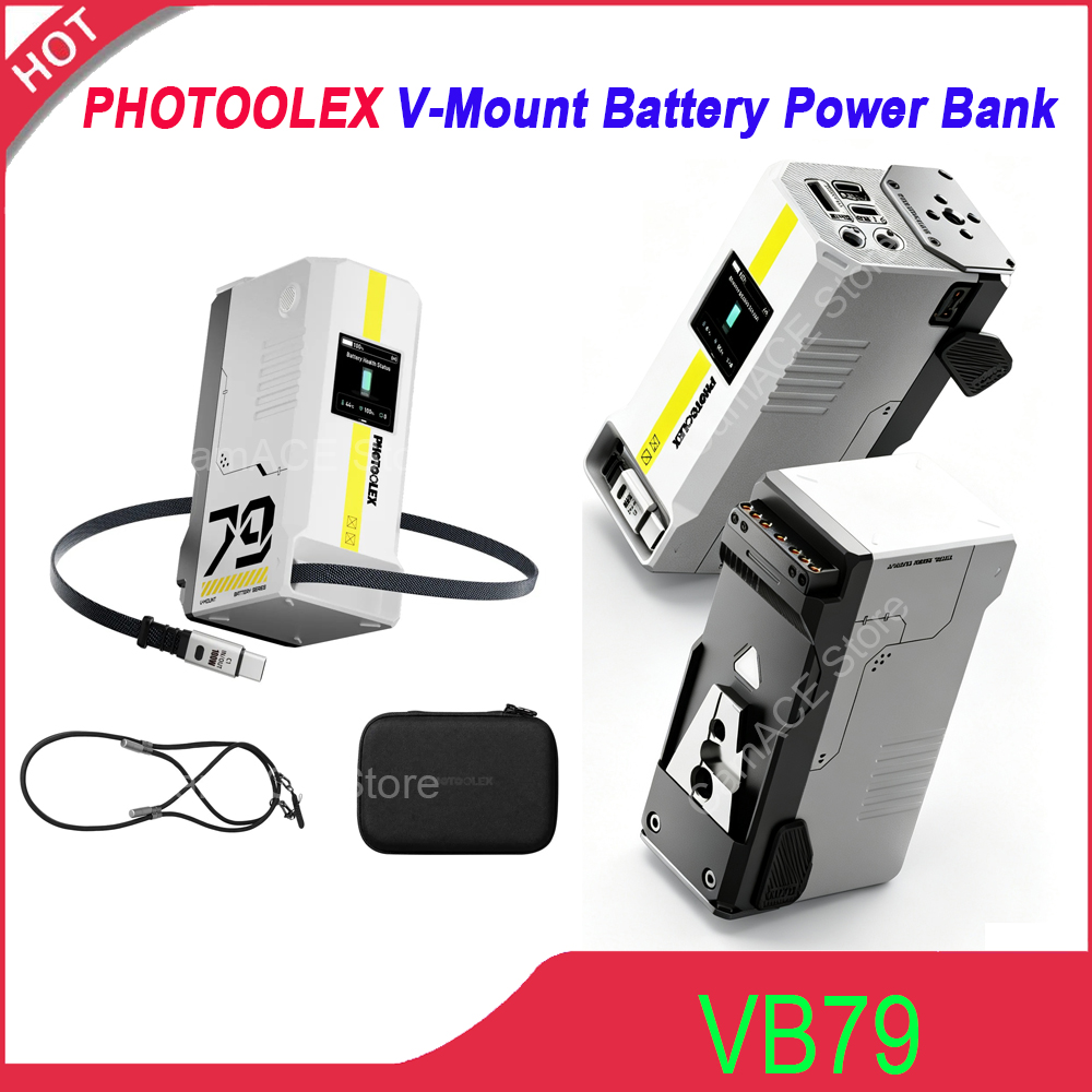 V Mount Battery - PHOTOOLEX Batería V-Mount de 79 Wh