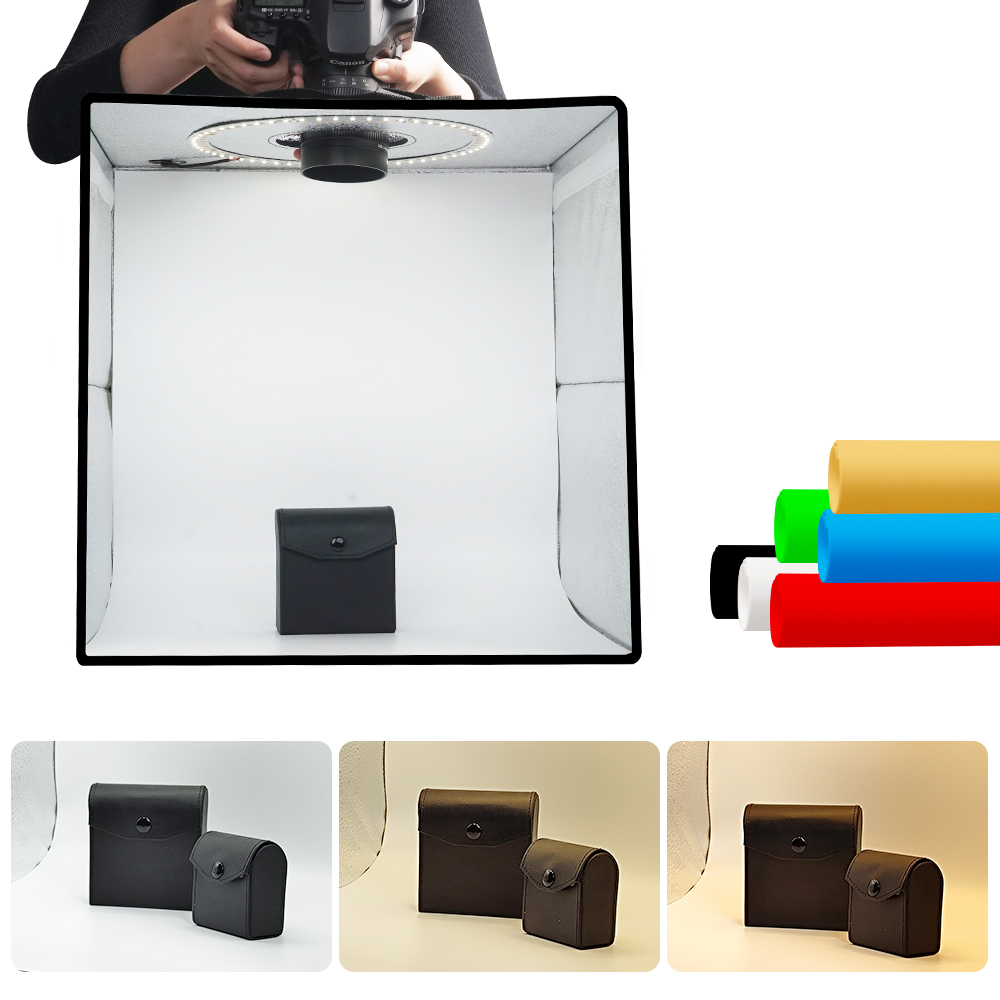Photography Lighting Case - Lightdow-caja de fotos regulable, luz LED