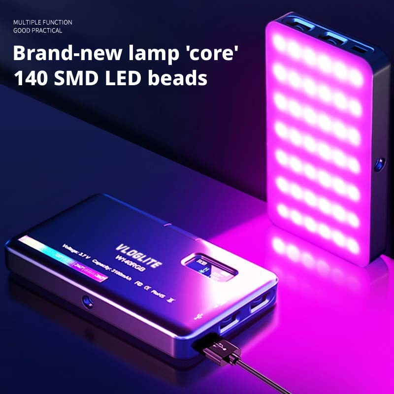 Photography Lighting Lamp - Luz de Relleno RGB Móvil para