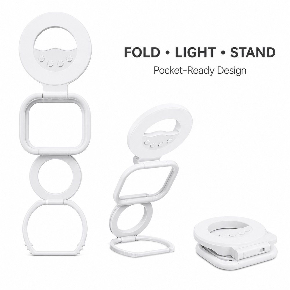 Stand Lighting Photography - Soporte Plegable Magnético para Teléfono con