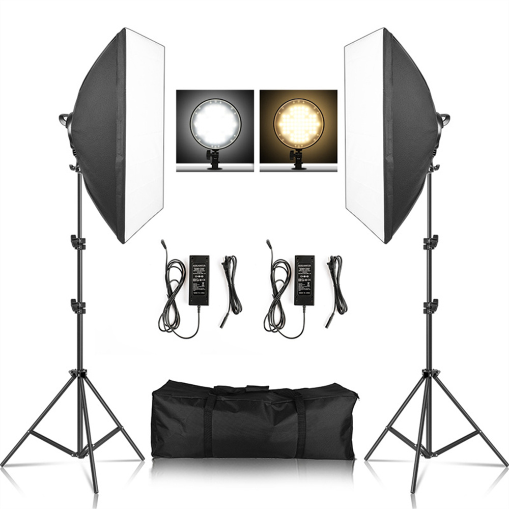 Photography Lighting Case - Kit de fotografía de luz Softbox,