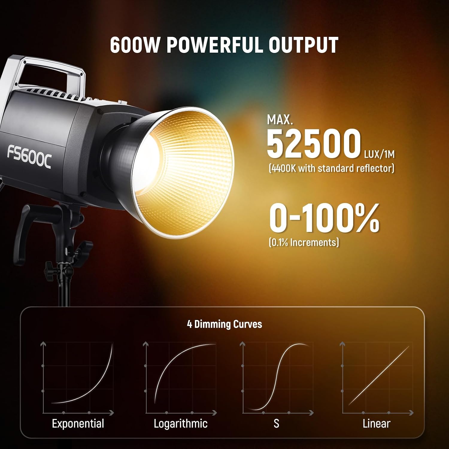 NEEWER FS600C Luz de Video LED - Photography Lighting App reseña y precio