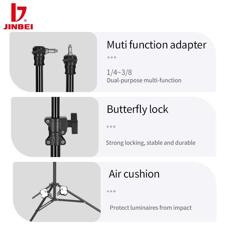 JINBEI MZ-2400FP - Soporte de  - Stand Lighting Photography reseña y precio