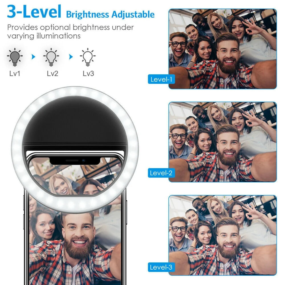 Anillo de Luz LED para Selfies - Stand Lighting Photography reseña y precio