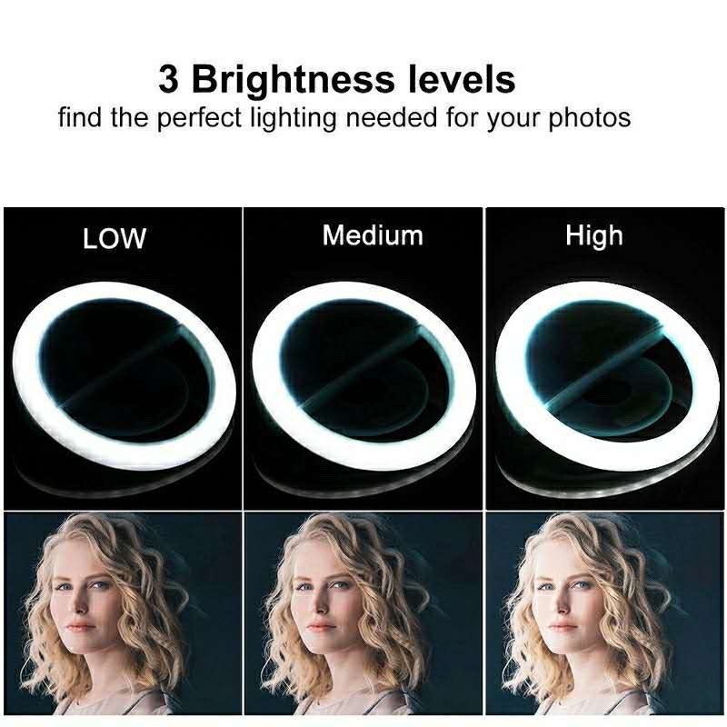 Anillo de luz LED con 3 modos  - Stand Lighting Photography reseña y precio