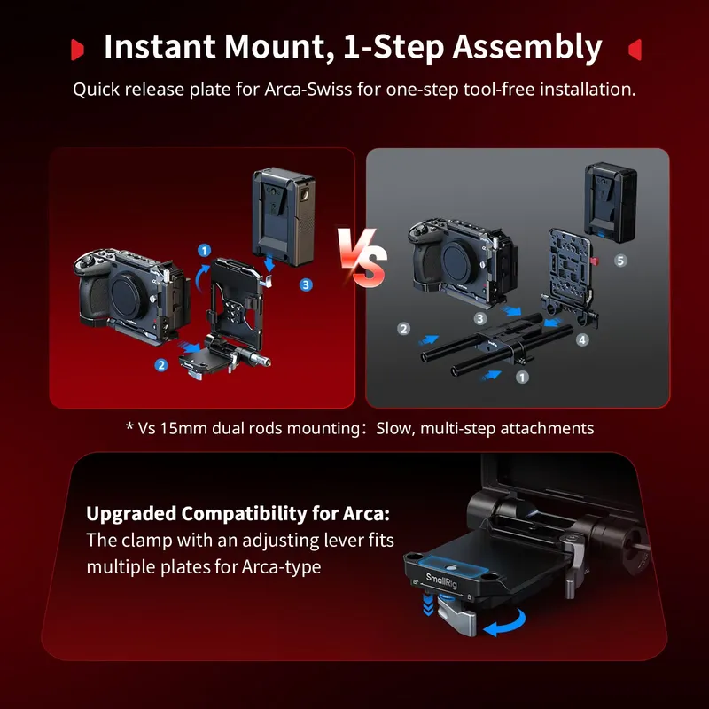 Kit de Placa de Montaje de Bat - V Mount Battery reseña y precio