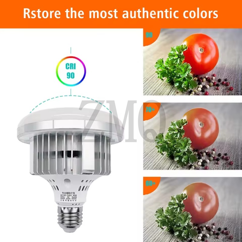 Lámpara LED E27 85W 155W 3200K - Photography Lighting Lamp reseña y precio