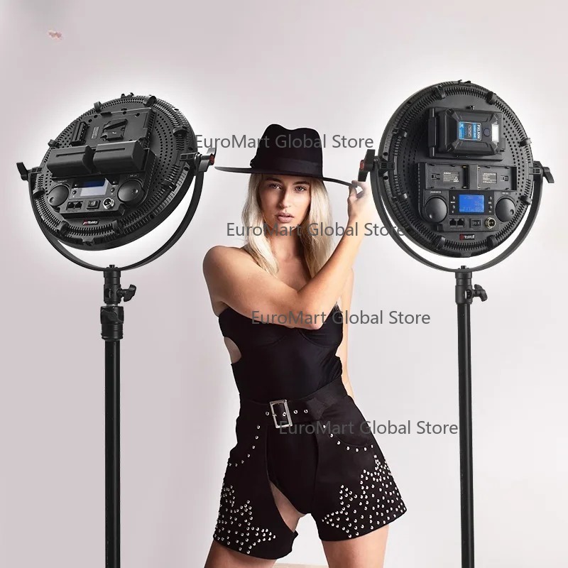 Panel de Luz LED Redondo de 12 - Photography Lighting App reseña y precio