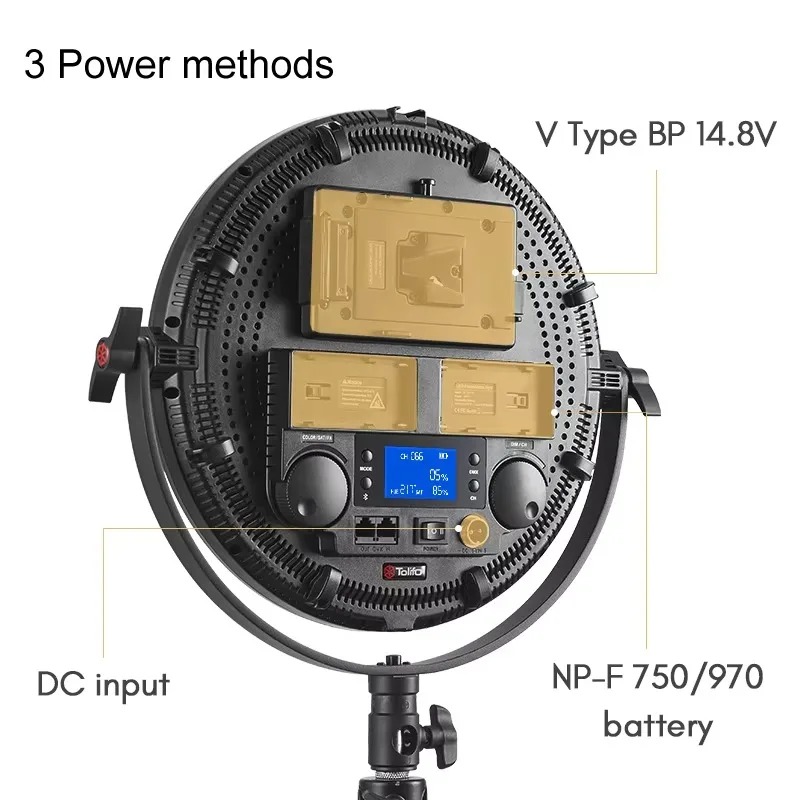 Panel de Luz LED Redondo de 12 - Photography Lighting App reseña y precio