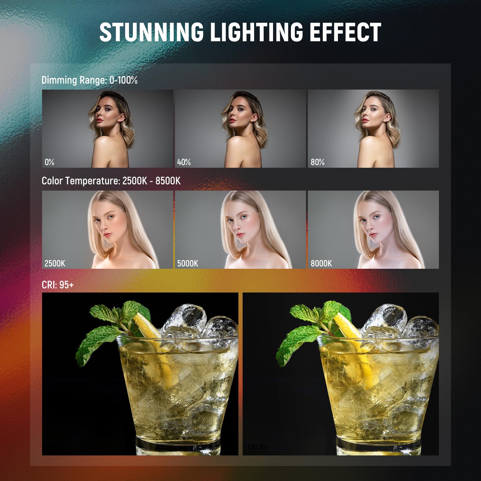 NEEWER-varita de luz RGB con C - Photography Lighting App reseña y precio