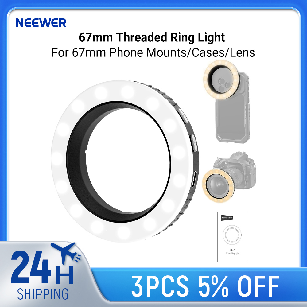 Anillo de Luz LED NEEWER Basic - Photography Lighting Case reseña y precio