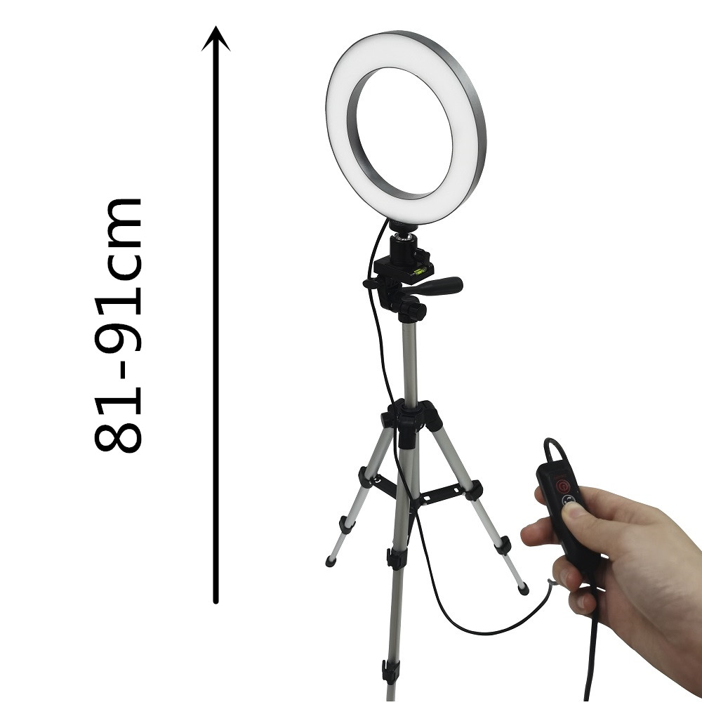 Anillo de luz LED para selfies - Stand Lighting Photography reseña y precio