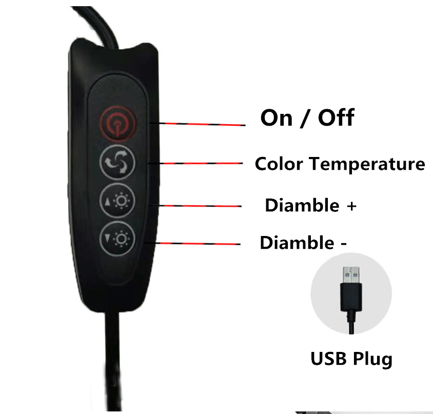 Anillo de luz LED para selfies - Stand Lighting Photography reseña y precio