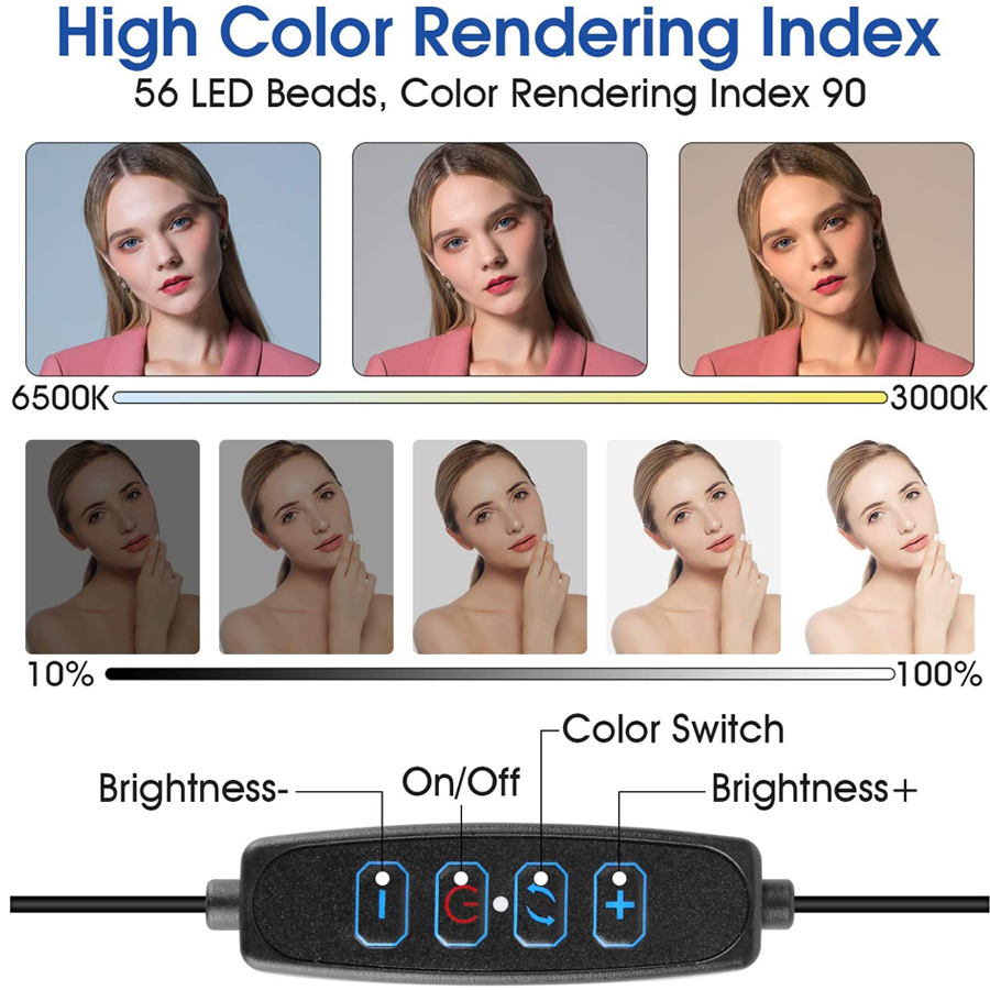 Anillo de luz de 16 cm para re - Stand Lighting Photography reseña y precio