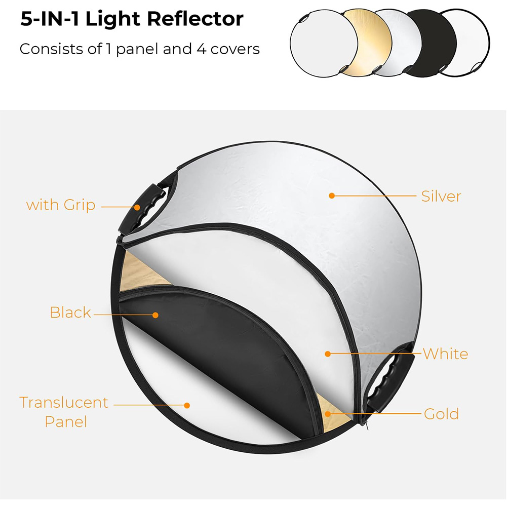 Reflector de Fotografía Plegab - Photography Lighting Case reseña y precio