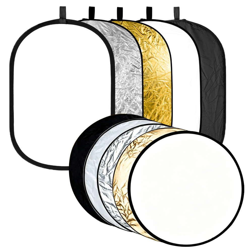 Reflector de luz plegable 5 en - Photography Lighting For Outdoors reseña y precio