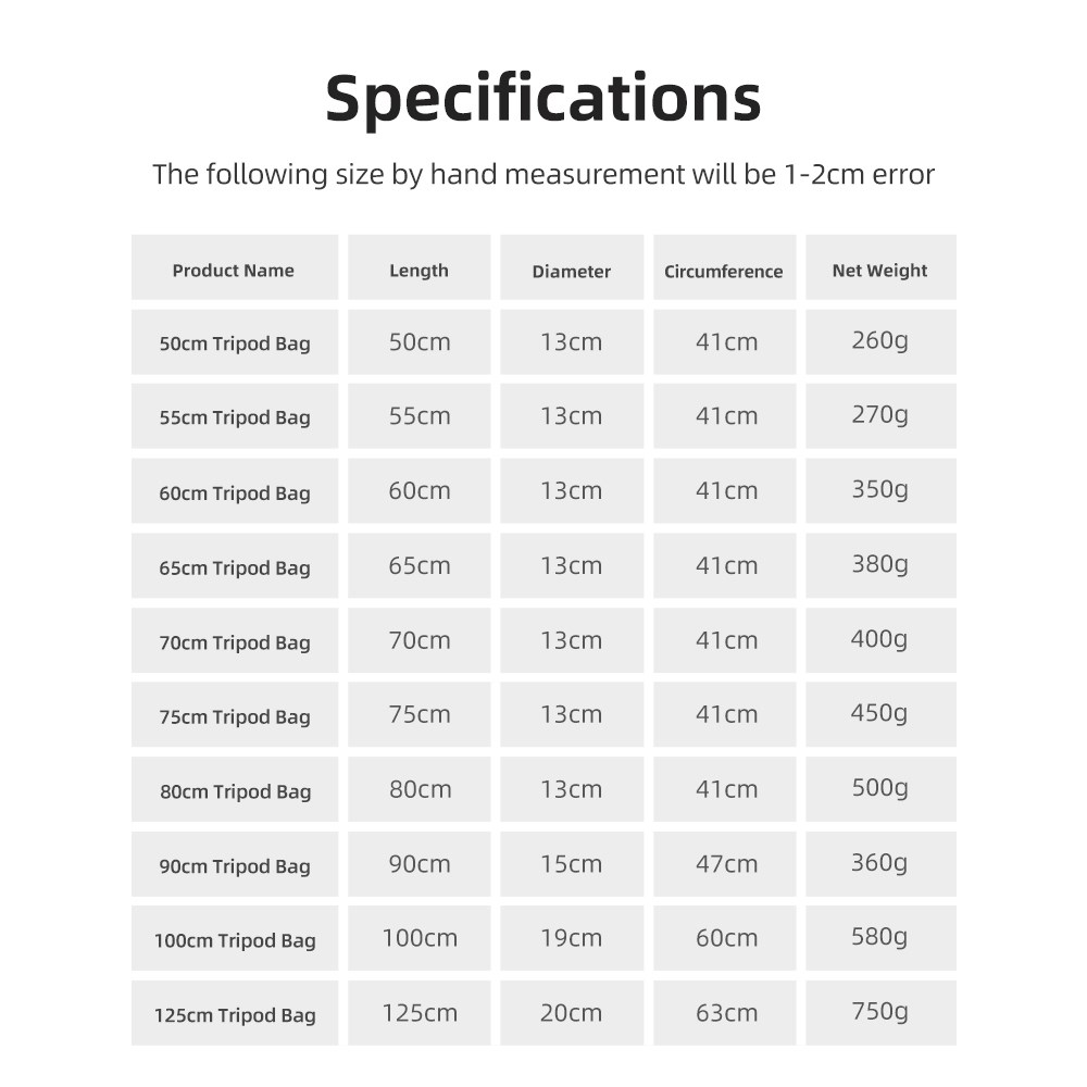 55/60/65/70/75/80/100/125cm cá - Stand Lighting Photography reseña y precio