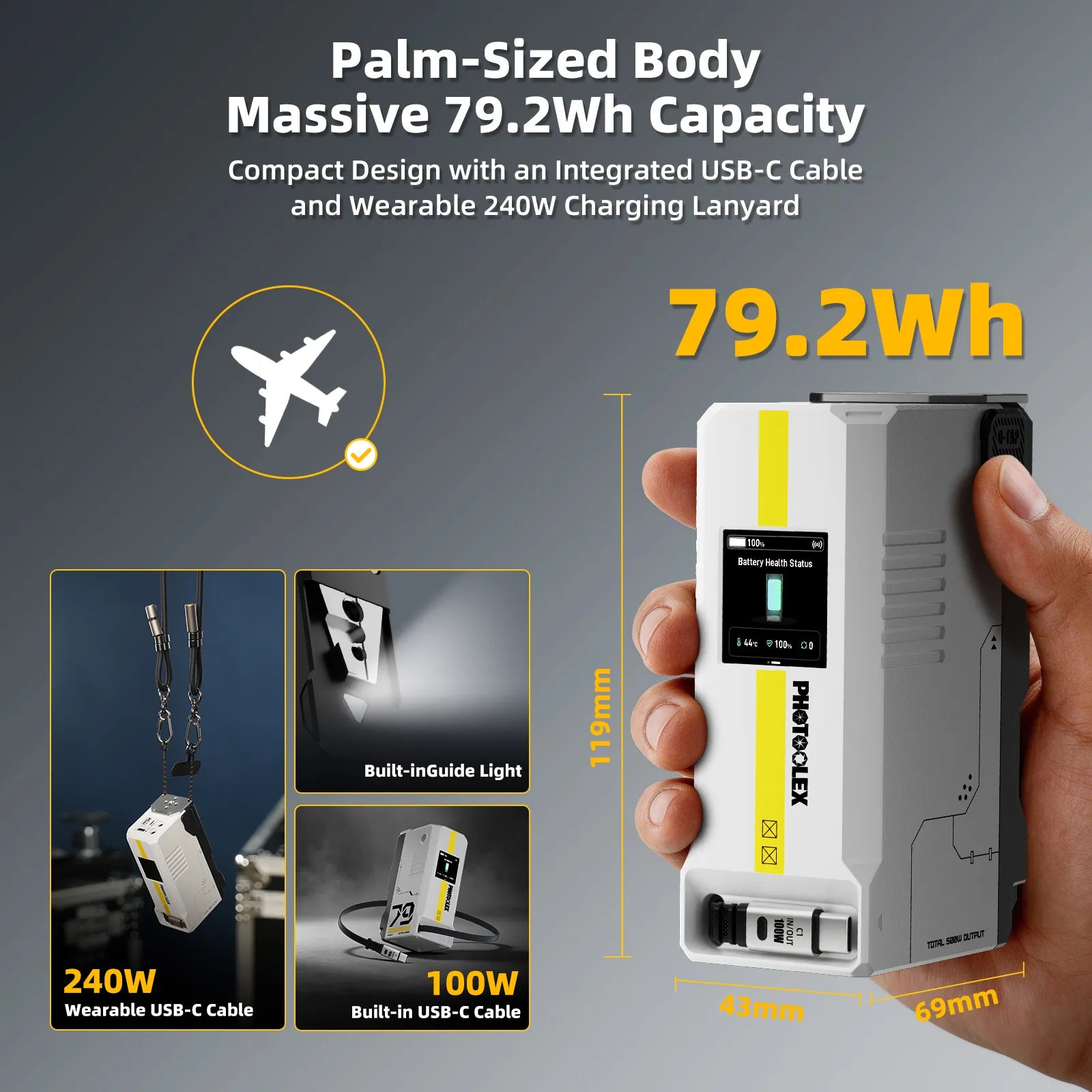 PHOTOOLEX Batería V-Mount de 7 - V Mount Battery reseña y precio