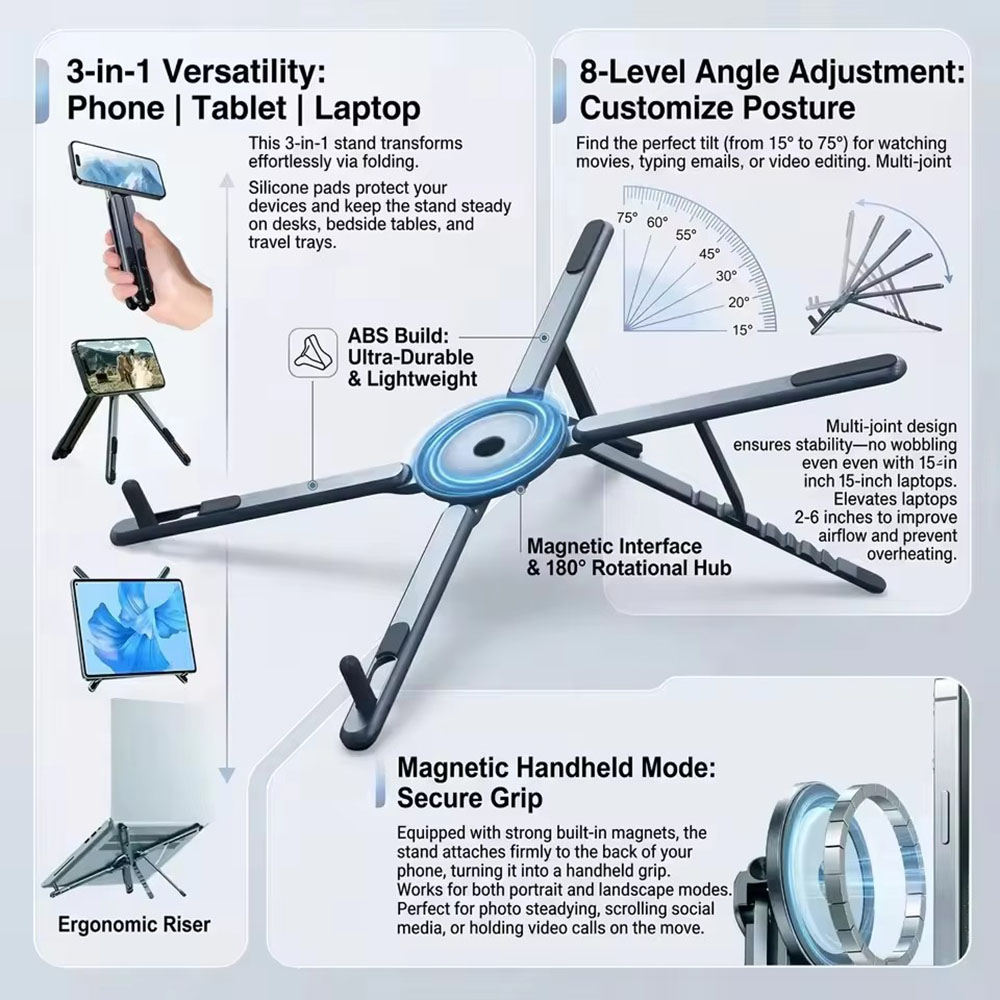Soporte Magnético Portátil par - Stand Lighting Photography reseña y precio