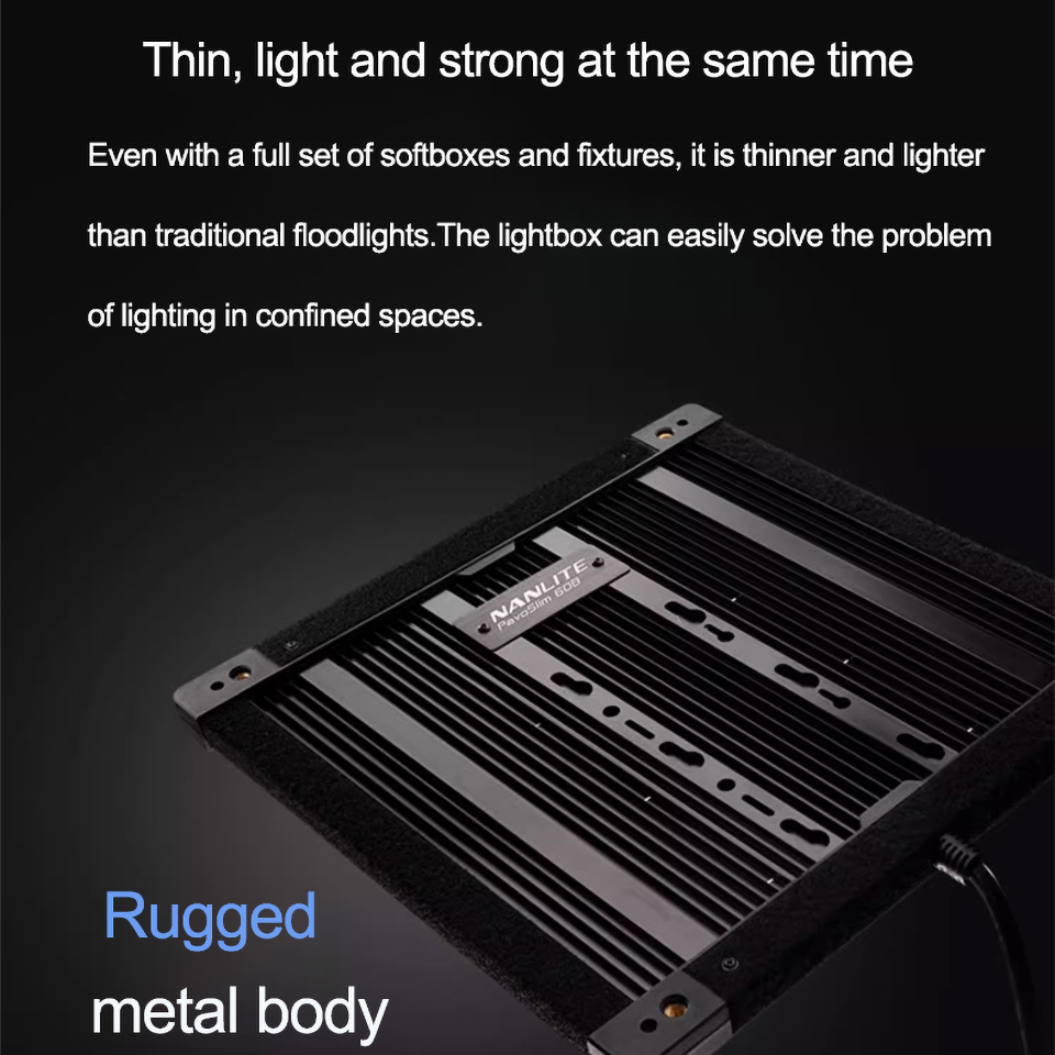 Nanlite PavoSlim 120B Panel de - Photography Lighting App reseña y precio