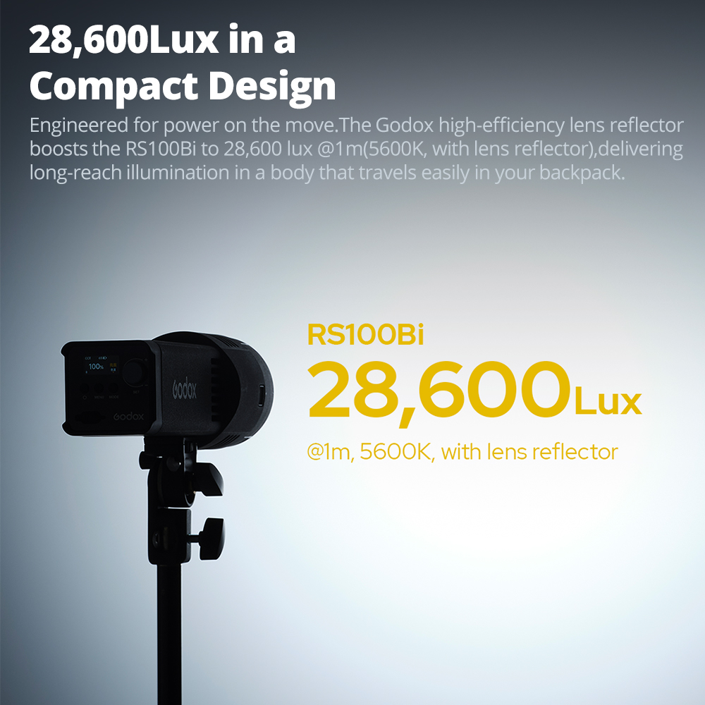 Luz LED Bicolor GODOX RS100Bi  - Photography Lighting For Outdoors reseña y precio