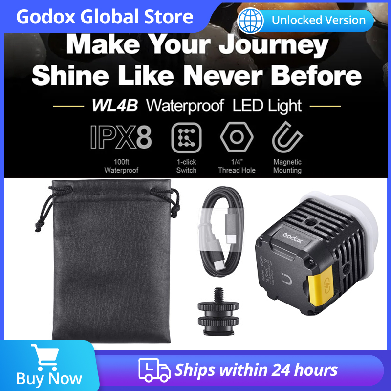 En stock: Luz LED Godox WL4B 5 - Photography Lighting App reseña y precio