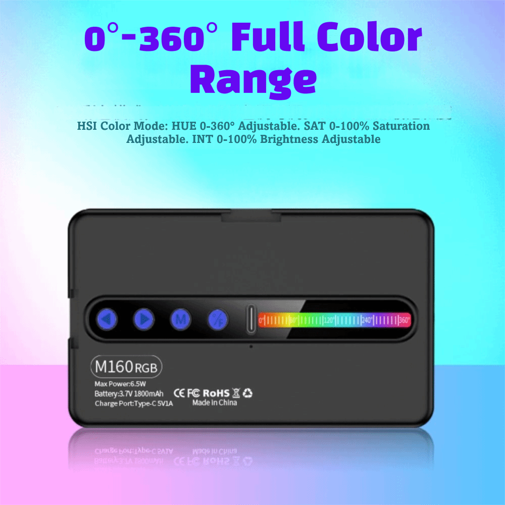 Luz LED RGB para vídeo con int - Photography Lighting Lamp reseña y precio